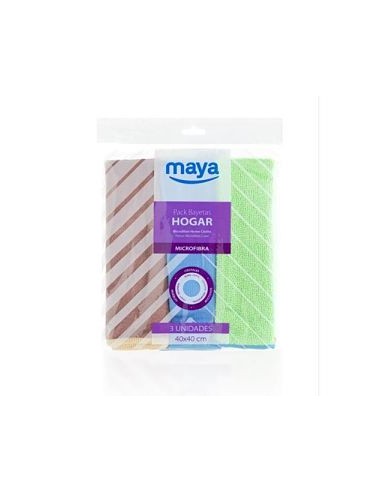 PACK 3 UDS HOGAR (BAYETAS MUEBLES, CRISTALES Y MULTIUSOS)