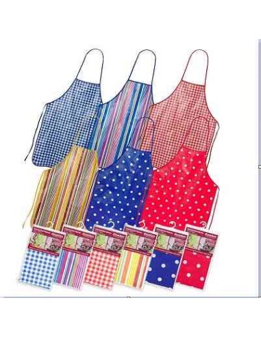 DELANTAL PVC PALERMO SURTIDO DISEÑOS 50c