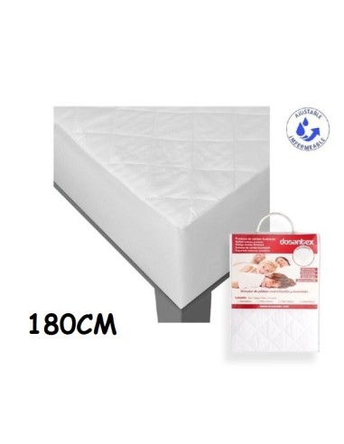 PROTECTOR 180CM COLCHON ACOLCHADO IMPERMEABLE