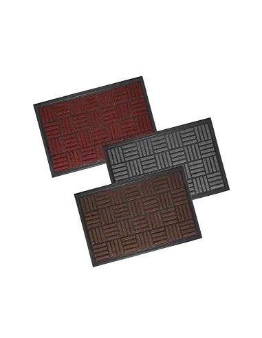 FELPUDO MARSELLA RAYAS SURTIDO COLORES 40X60CM