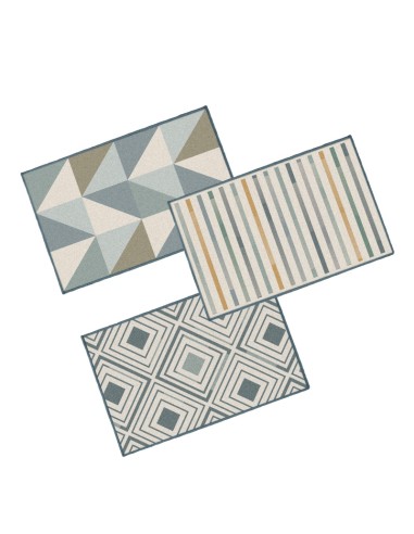 ALFOMBRA MULTIUSOS 50X80CM GEOMETRICO DIGITAL 3 DISEÑOS SURT