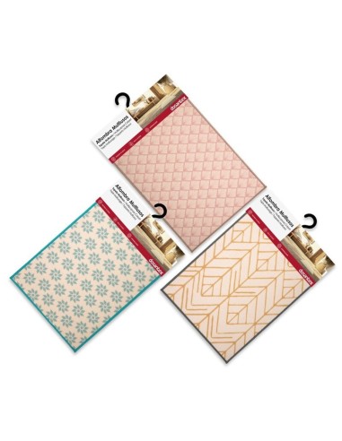 ALFOMBRA 40X67CM GEO SURTIDO 3 DISEÑOS