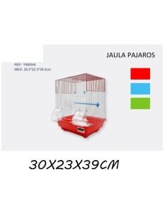 JAULA PAJAROS 30X23X39CM