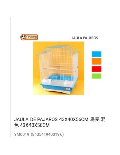 JAULAS PAJAROS 43X40X56 CM