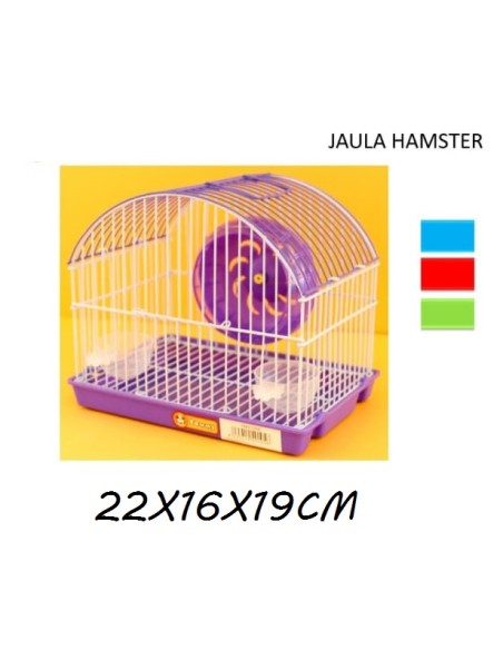 JAULA HAMSTER 22X16X19 CM