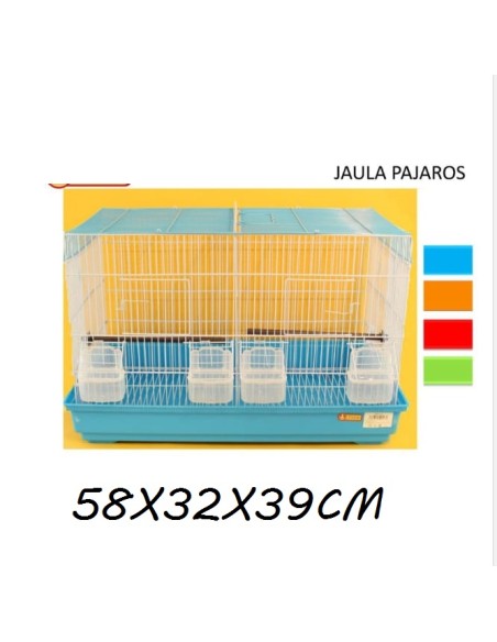 JAULAS DE PAJAROS 58X32X39CM