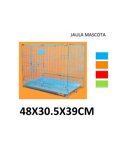JAULA DE MASCOTAS 48X30.5X39CM
