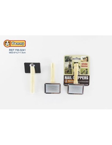 CEPILLO DE PUAS MADERA 6x4.2x11.6cm