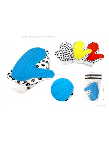 GUANTES MASCOTAS CON MASAJE 23*7.5cm