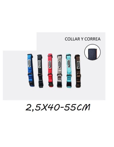 COLLAR Y CORREA 2.5*40-55 CM