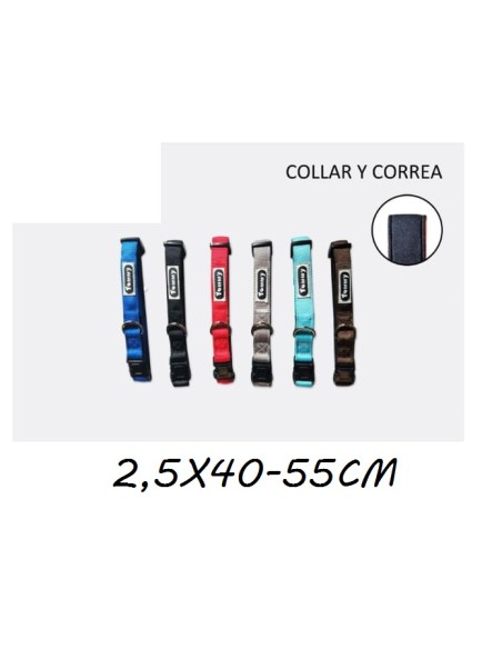 COLLAR Y CORREA 2.5*40-55 CM