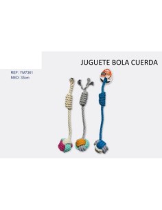 JUGUETE BOLA CUERDA 33cm