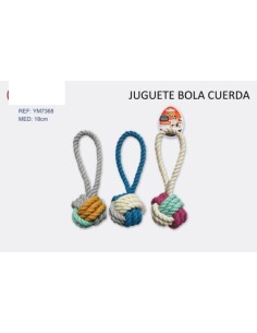 JUGUETE BOLA CUERDA 18cm
