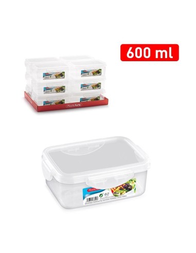 FIAMBRERA 600ML CLICK RECTANGULAR