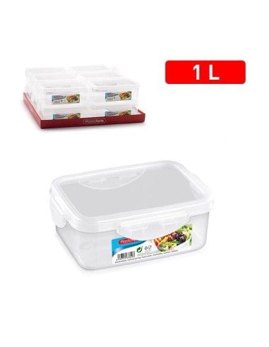 FIAMBRERA 1L CLICK RECTANGULAR