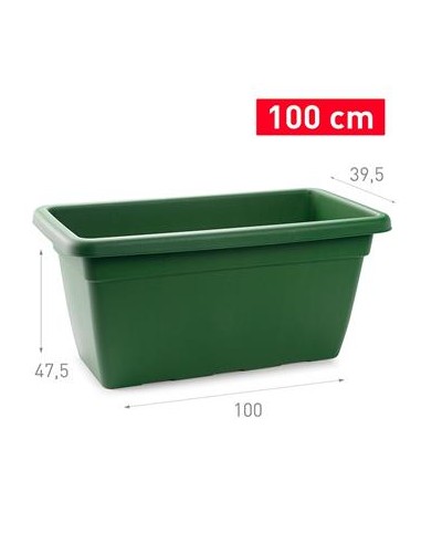 JARDINERA 100 CM VERDE JAR