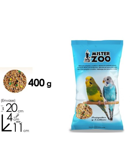 ALIMENTO MIXTURA PERIQUITOS 400GR