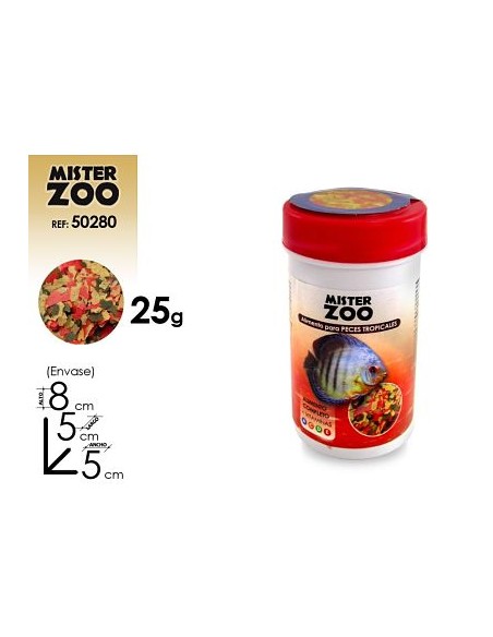 ALIMENTO COMPLETO PECES TROPICALES 25G