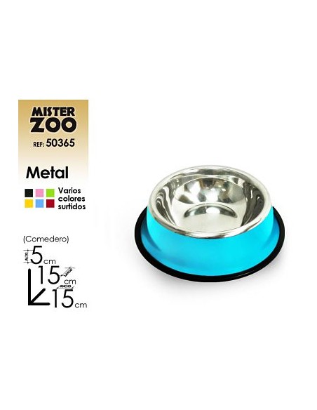 COMEDERO METAL 15 CM