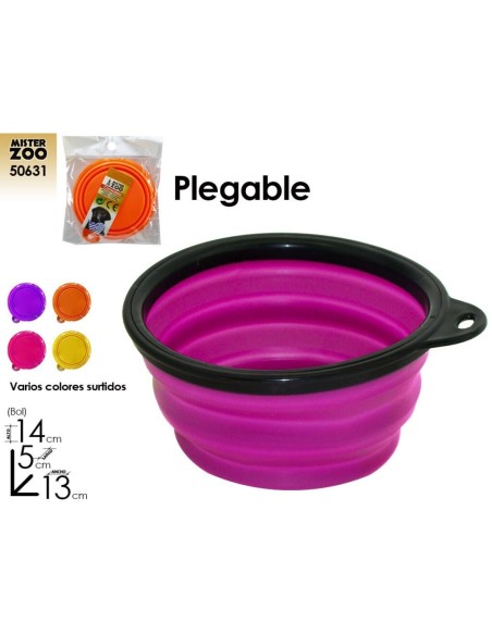 COMEDERO PLEGABLE PORTATIL