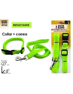 COLLAR + CORREA PERRO REFLECTANTE