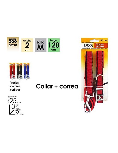 COLLAR + CORREA TALLA M