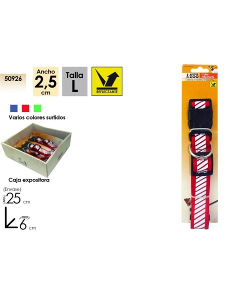 COLLAR REFLECTANTE 2.5CM ANCHO