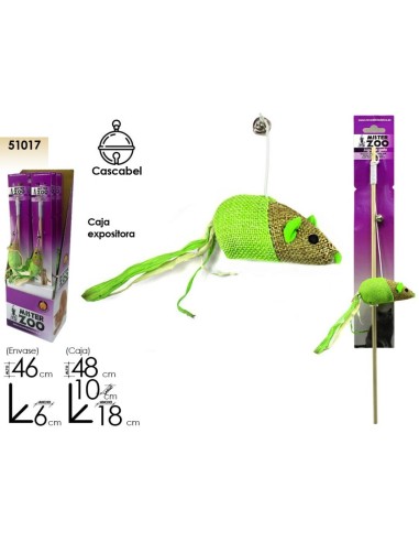 JUGUETE PALO 40CM GATO