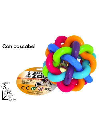 JUGUETE PERRO PELOTA CASCABEL