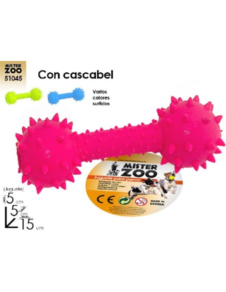 JUGUETE PERRO MANCUERNA CASCABEL
