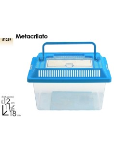 PECERA PLASTICO CON TAPA