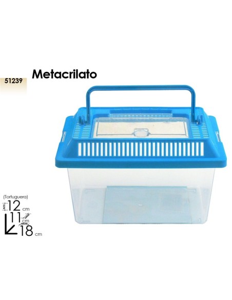 PECERA PLASTICO CON TAPA