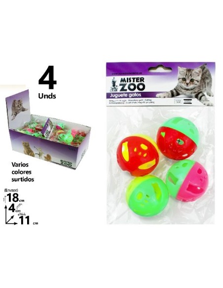 JUGUETE GATO PLASTICO CASCABEL