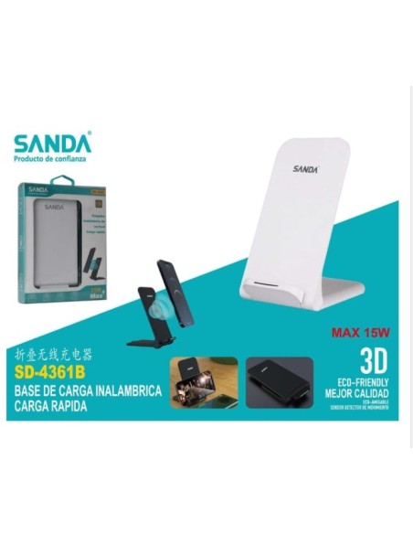 CARGADOR INALAMBRICO SD-4361B