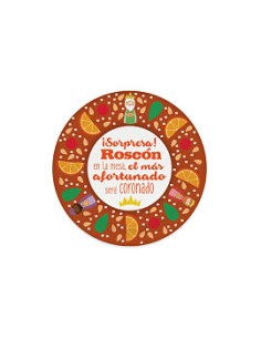BANDEJA CARTON REDONDA ROSCON DE REYES