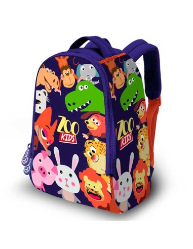 MOCHILA NEOPRENO 36 CM ZOO KIDS (6x1)