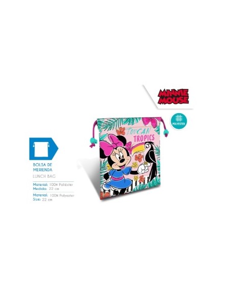 SAQUITO MERIENDA MINNIE 22CM
