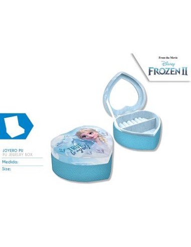 JOYERO CORAZON MATERIAL PU FROZEN 2