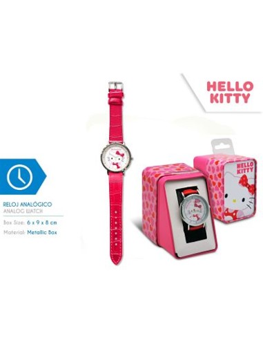 RELOJ EN CAJA METALHELLO KITTY