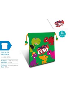 SAQUITO MERIENDA CRAZY DINO