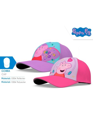GORRA T-52/54CM PEPPA PIG POLIESTER SURTIDO  (8x3)