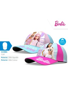 GORRA T-52/54CM BARBIE ALGODON SURTIDO