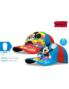 GORRA T-52/54CM MICKEY ALGODON SURTIDO
