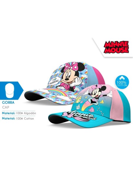 GORRA T-52/54CM MINNIE ALGODON SURTIDO