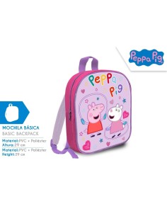 MOCHILA 29CM PEPPA PIG (6x4)