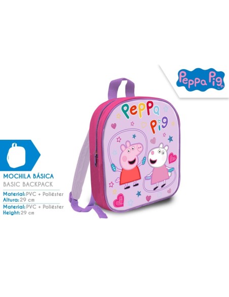 MOCHILA 29CM PEPPA PIG (6x4)