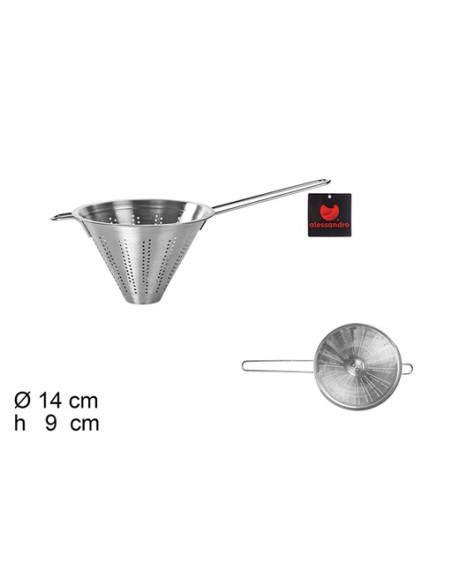 COLADOR 14CM CHINO ACERO