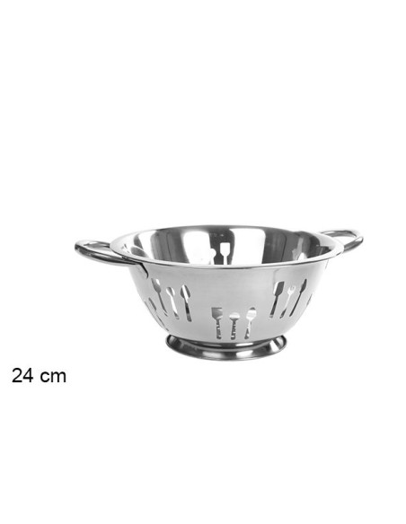 ESCURRIDOR 24CM ACERO DEC CUBIERTOS