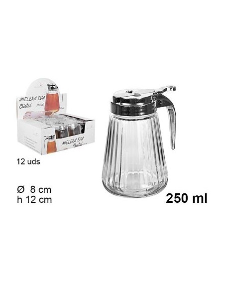 MIELERA 250ML CRISTAL EVA