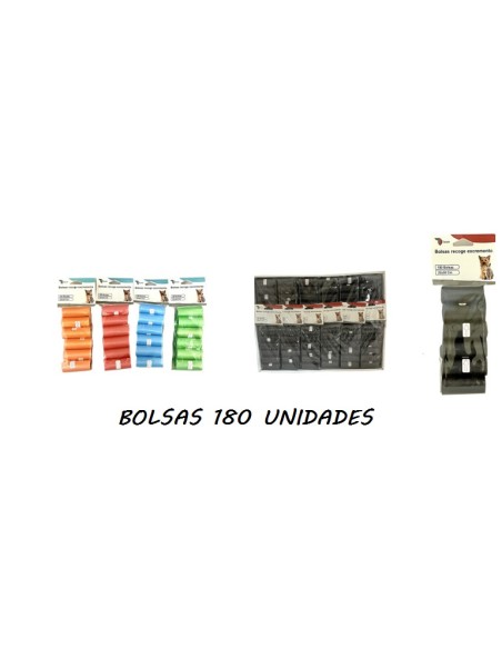 BOLSA RECOGE EXCREMENTOS 180 UNID